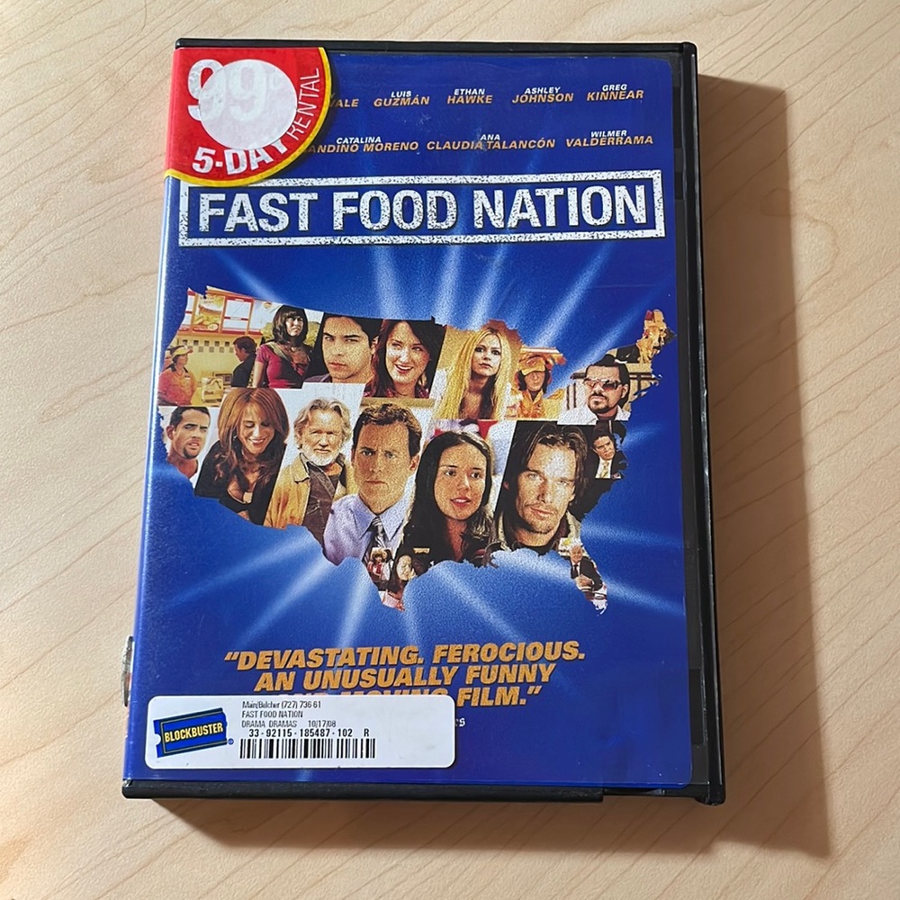 Fast Food Nation (2006) Used DVD from Blockbuster